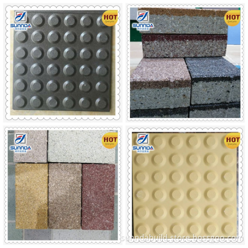 color blind indicator tactile paving tiles for homegenous non slip flooring tiles